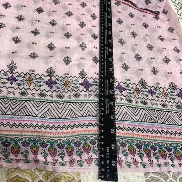 (E1) Debbie Katz, embroidered dress with stones and sequins, 100% cotton, size S - Picture 10 of 12